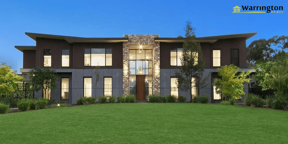 Modern custom home exterior in Melbourne Modern custom home exterior in Melbourne